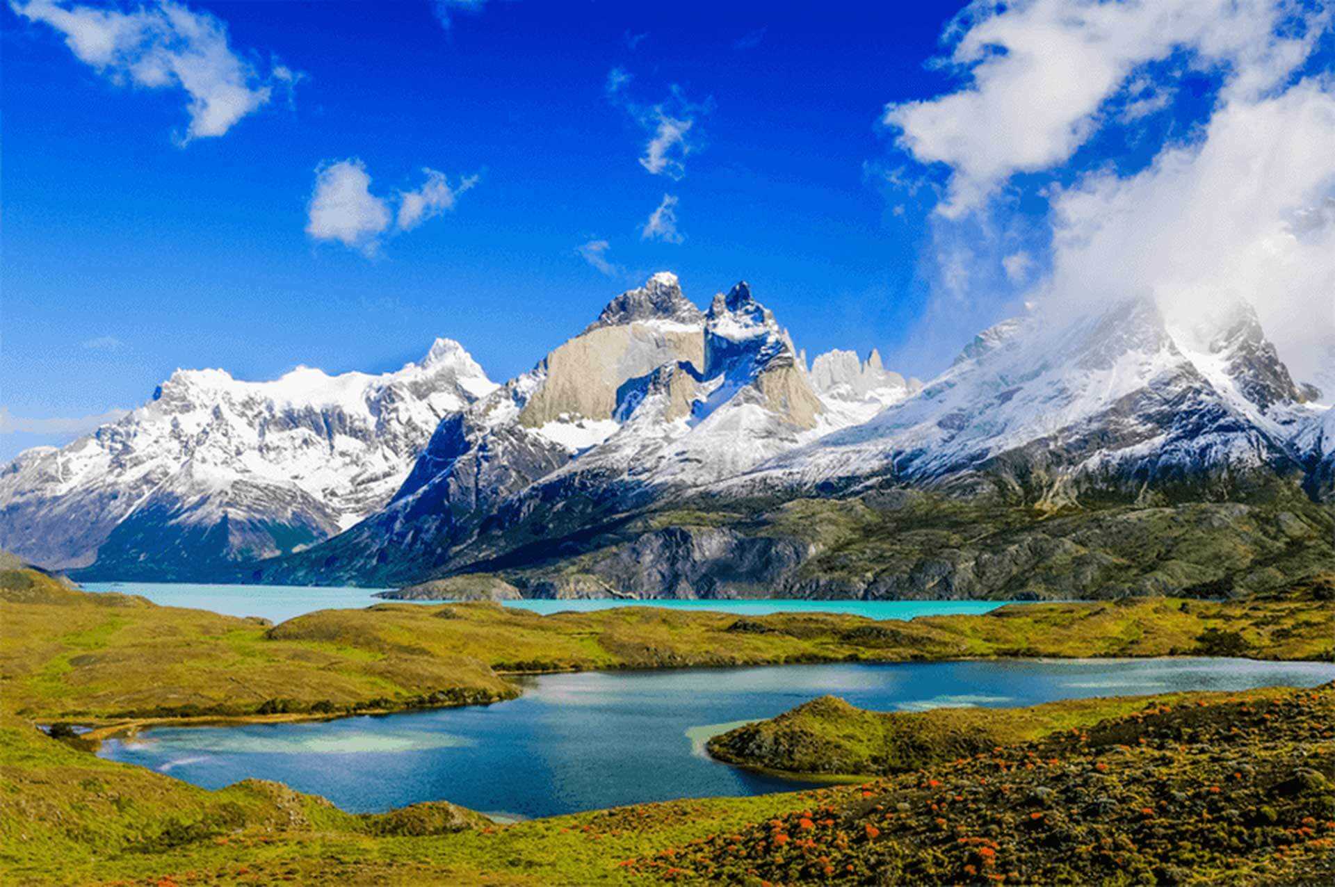 Sharp granite peaks in Patagonia